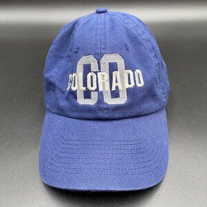 Dog Daze Colorado Navy Adjustable Hat